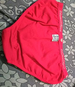 Pink & Red Colour Two Panty Set For Women