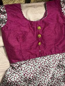 Vibrant Purple &amp; Grey Lehenga Choli