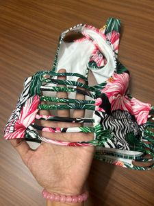 floral beach top