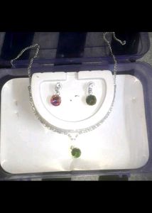 Necklace Set And Bangles Single