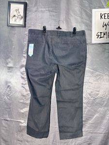 Men's Grey Casual Pants