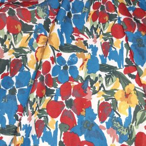 Vibrant Floral Print Midi Dress