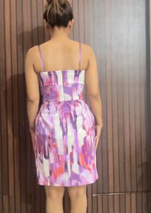 Stylish Purple Mini Dress