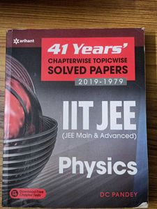 Arihant IIT JEE Physics Solved Papers 41 years