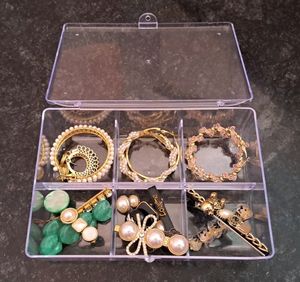 2 Layer Acrylic Jewelry Storage Box With Lid