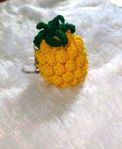 Cute Crochet Pineapple Keychain