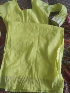 Lime Green Kurta Set