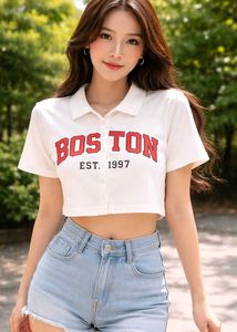 Boston Est. 1997 Cropped Polo #FreeUpSale #99