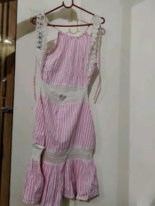 Striped Halter Dress brand new (with price tag)