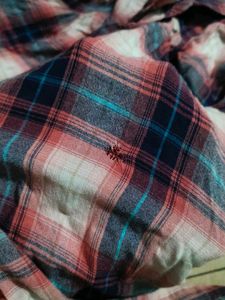 Red &amp; Blue Plaid Button-Up Shirt