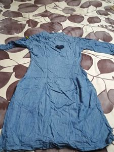 blue kurti or top long