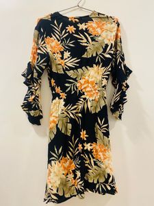Floral Print Mini Dress