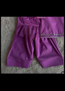 Purple Tank Top with Mirror Detail