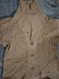 Vintage Knit Button-Down Cardigan