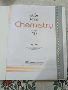 Srijan ICSE Chemistry Class 10 Book