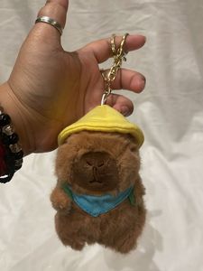 Cute kapibara Plush Keychain
