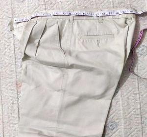 Men's Beige Casual Pants