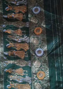 Green Saree Blouse