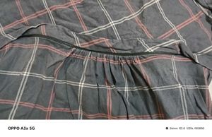Plaid maternity Dress