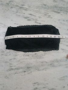 Black Lace Bandeau Bra