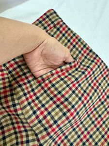 M&amp;S Plaid Winter Trouser