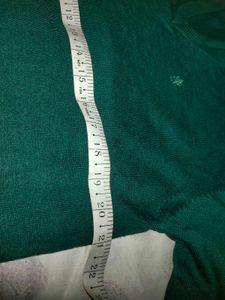 Green V-Neck Sweater