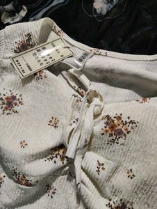 Cute Floral Crop Top