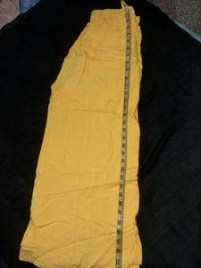 YELLOW ANARKALI SUIT WITH PALAZO