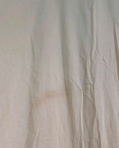 Elegant Cream Kurta with Gold Embellishments