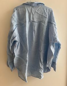 Zara - Oversized Linen Shirt