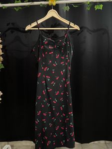 Cherry Print Slip Dress 🍒 🍒