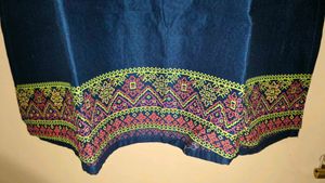 Max fashion Elegant Embroidered Navy Blue Kurta