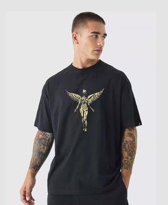 Men's Black Graphic T-Shirt