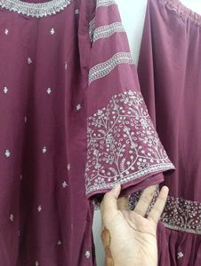 rose Embroidered Kurta Set with Dupatta