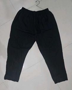 Comfortable Black Casual cotton Pants