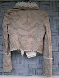 women suede furry Jacket