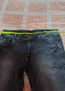 Men's Dark Wash Wide Leg Jeans