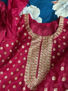 Pink New Patiyala Suit