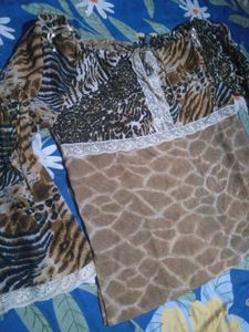 Women's Animal Print Top