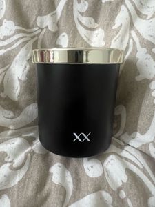 Nexxus Stylish Black Candle with Gold Accent