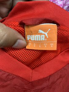 Puma Red Sports Pullover Sweatshirt