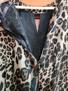 Tiger Print Branded Jumpsuit