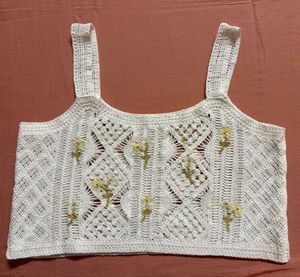 Crocheted Crop Top