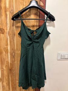 Chic Green Mini Dress