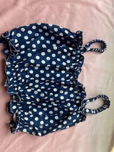 Polka Dot Crop Top
