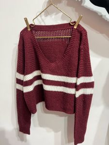 Cropped Knit Top from Shein