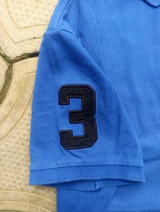 Ralph Lauren Blue Polo Shirt with Logo