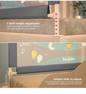 BAYBEE Bed Rail Guard (150x63cm)