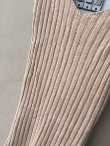 Ribbed Knit Spaghetti Strap Dress