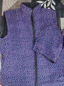 Stylish Purple Quilted Jacket